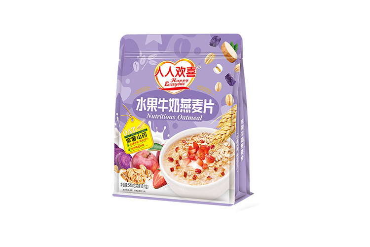人人欢喜水果牛奶燕麦片紫薯山药 540G